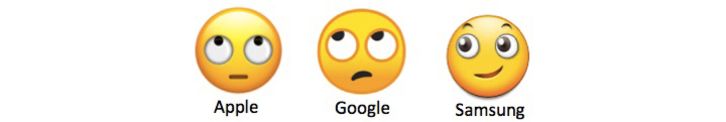 different emojis on different phones