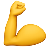 flexed bicep emoji